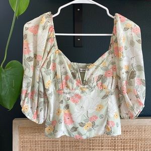 Abercrombie and Fitch floral blouse